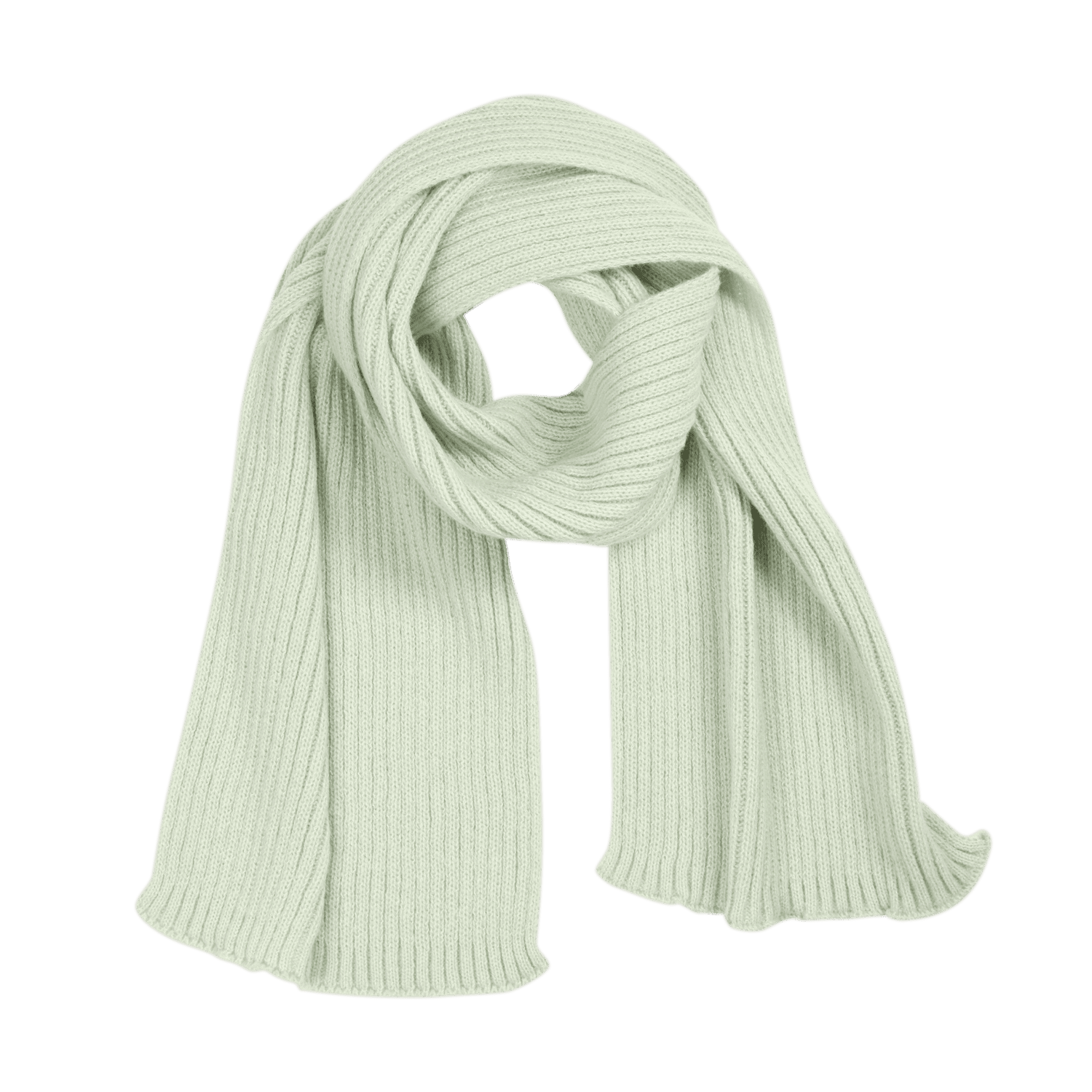 Шарф Форгес (Forges) вязаный, салатовый-0