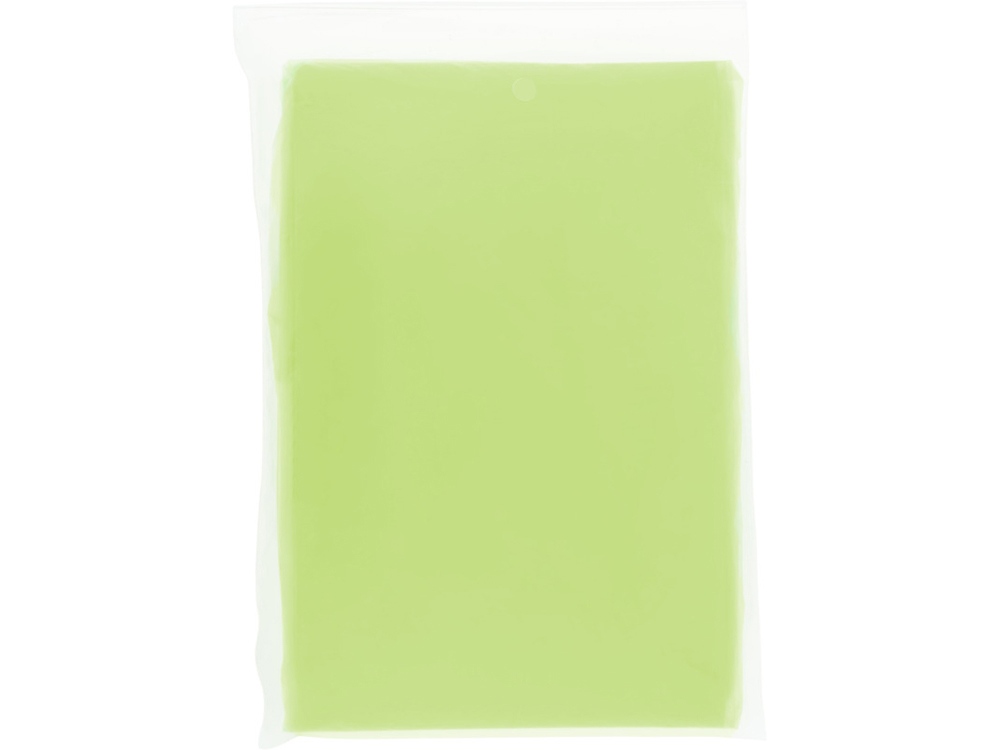 Одноразовый дождевик Mayan с чехлом для хранения из материалов, переработанных по стандарту GRS - Лайм-1