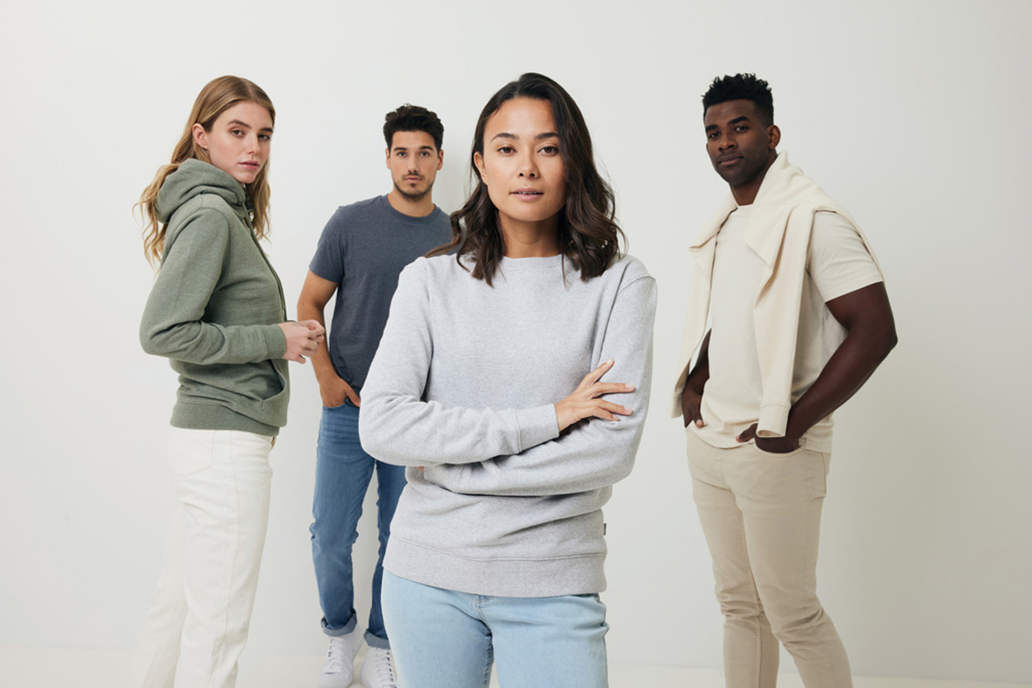 Худи Iqoniq Torres из переработанного неокрашенного хлопка, унисекс, 340 г/м²-79