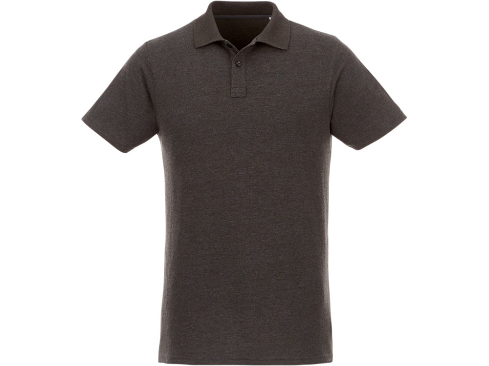 Мужское поло Helios с коротким рукавом, темно-серый-1