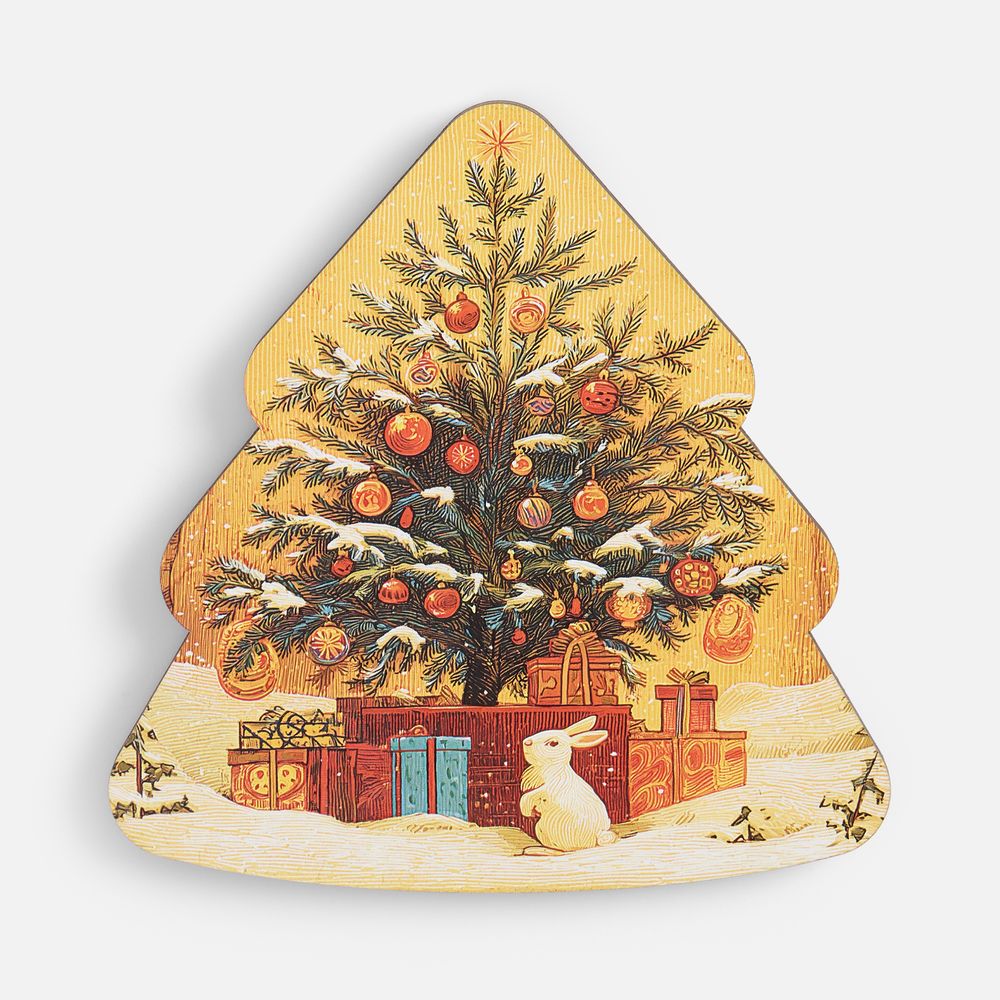 Пазл фигурный «Елочка»-1