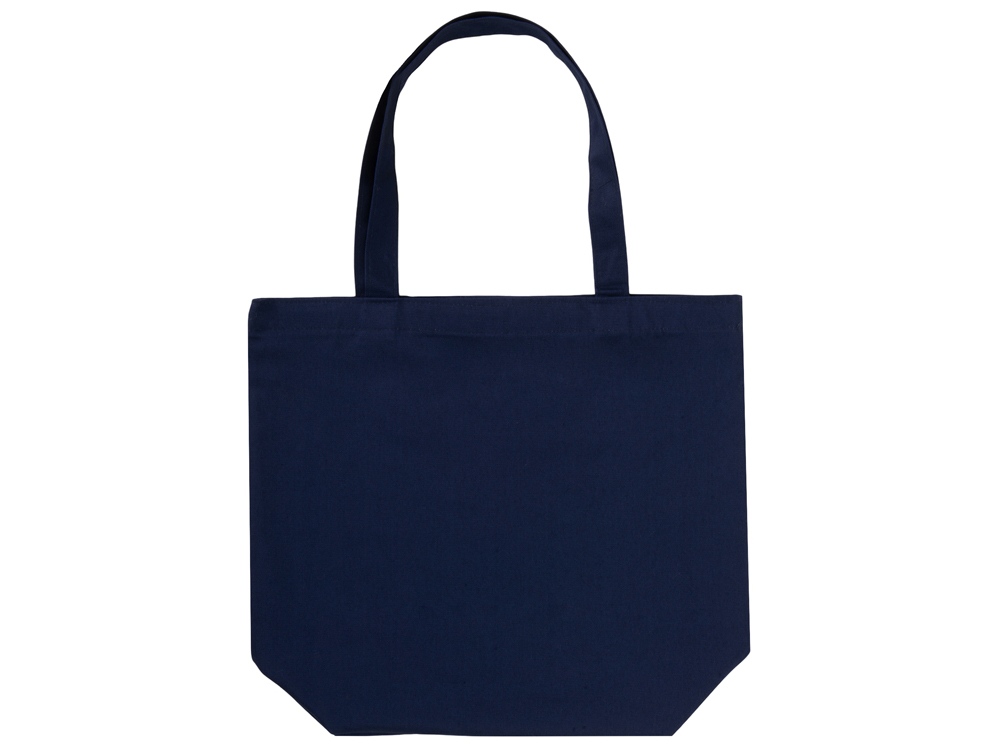 Сумка с широким дном и боками, синий-4