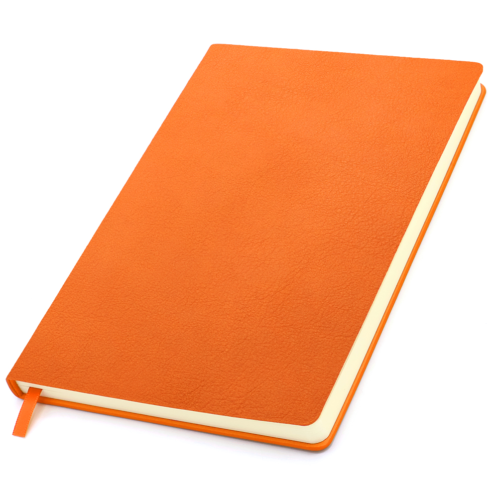 Ежедневник A5 недатированный Franco в мягком переплёте, Оранжевый-1