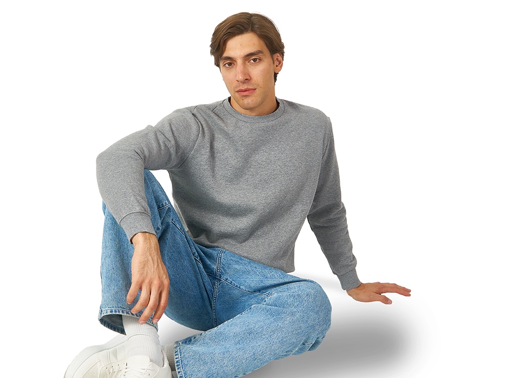 Толстовка Rome мужская, серый меланж-1