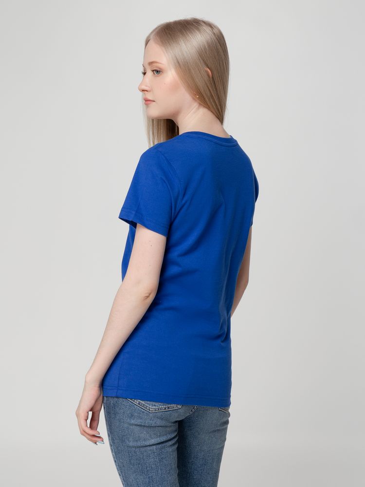 Футболка женская T-bolka Lady, ярко-синяя-6
