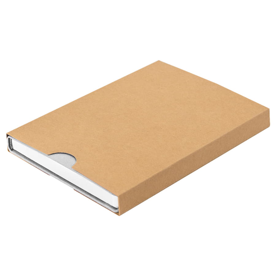 Ежедневник недатированный Pulpy, А5,  белый, кремовый блок в линейку, белый срез, белый-8