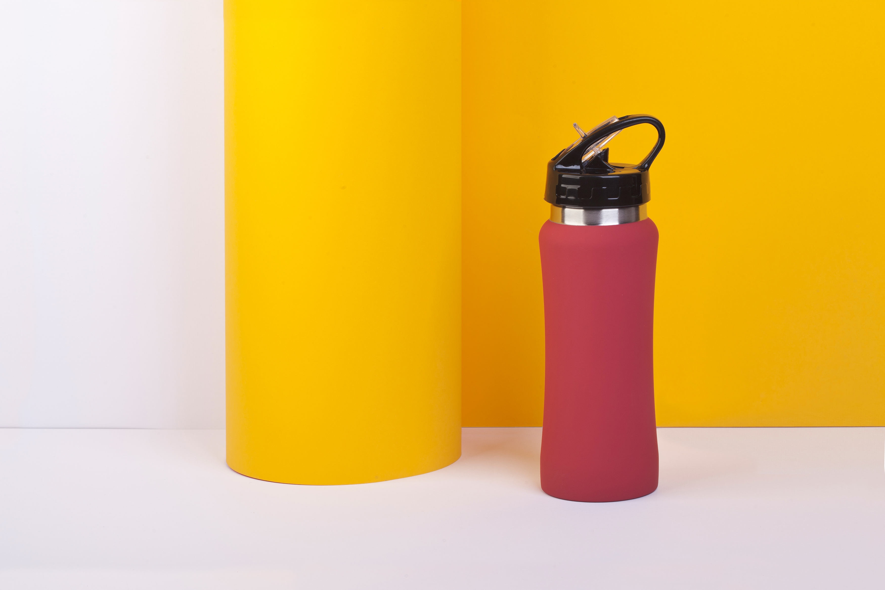 Бутылка для воды "Индиана" 600 мл, покрытие soft touch-1