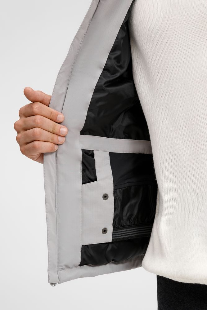 Жилет унисекс Sfera, светло-серый-8