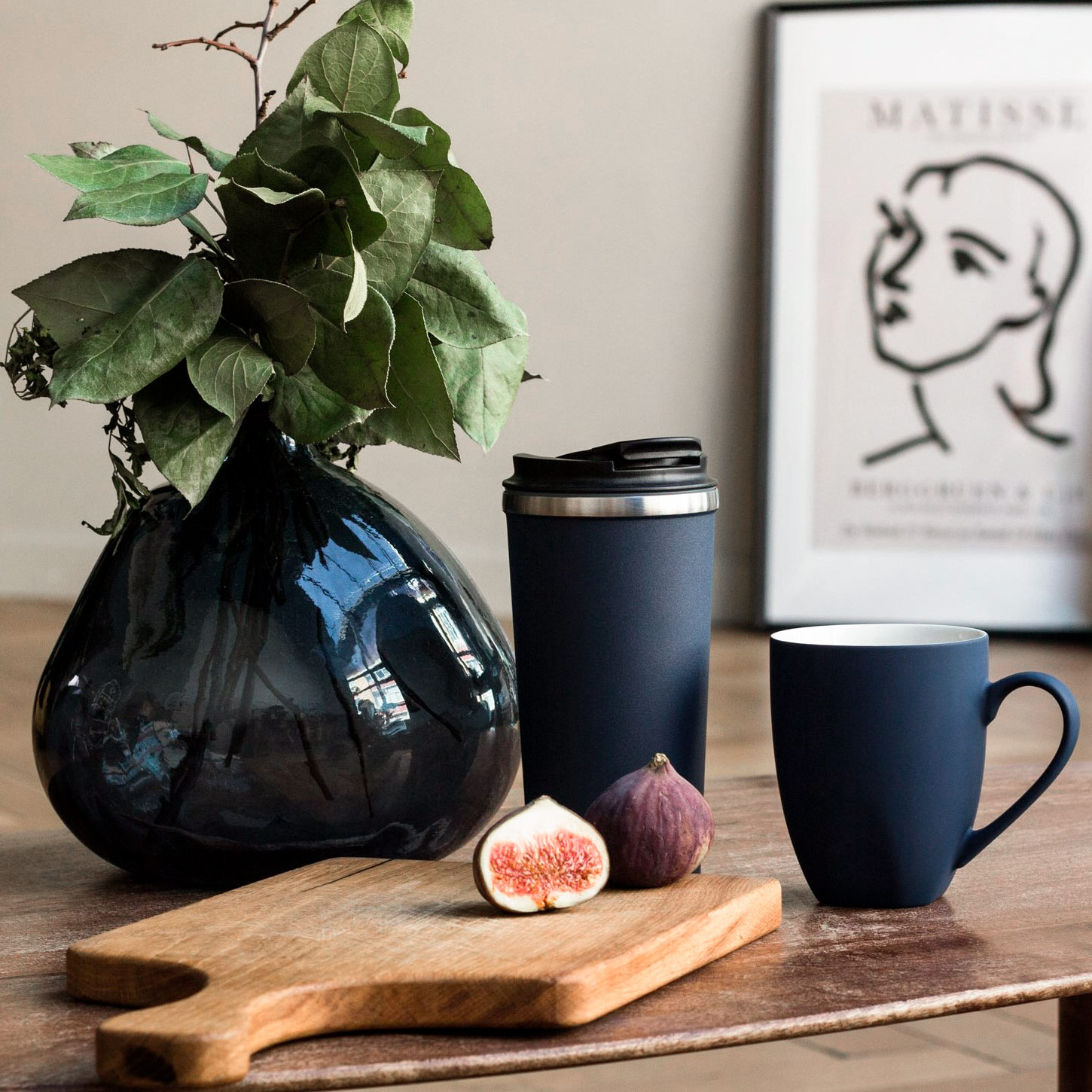 Термокружка вакуумная Палермо (Palermo), синяя-9