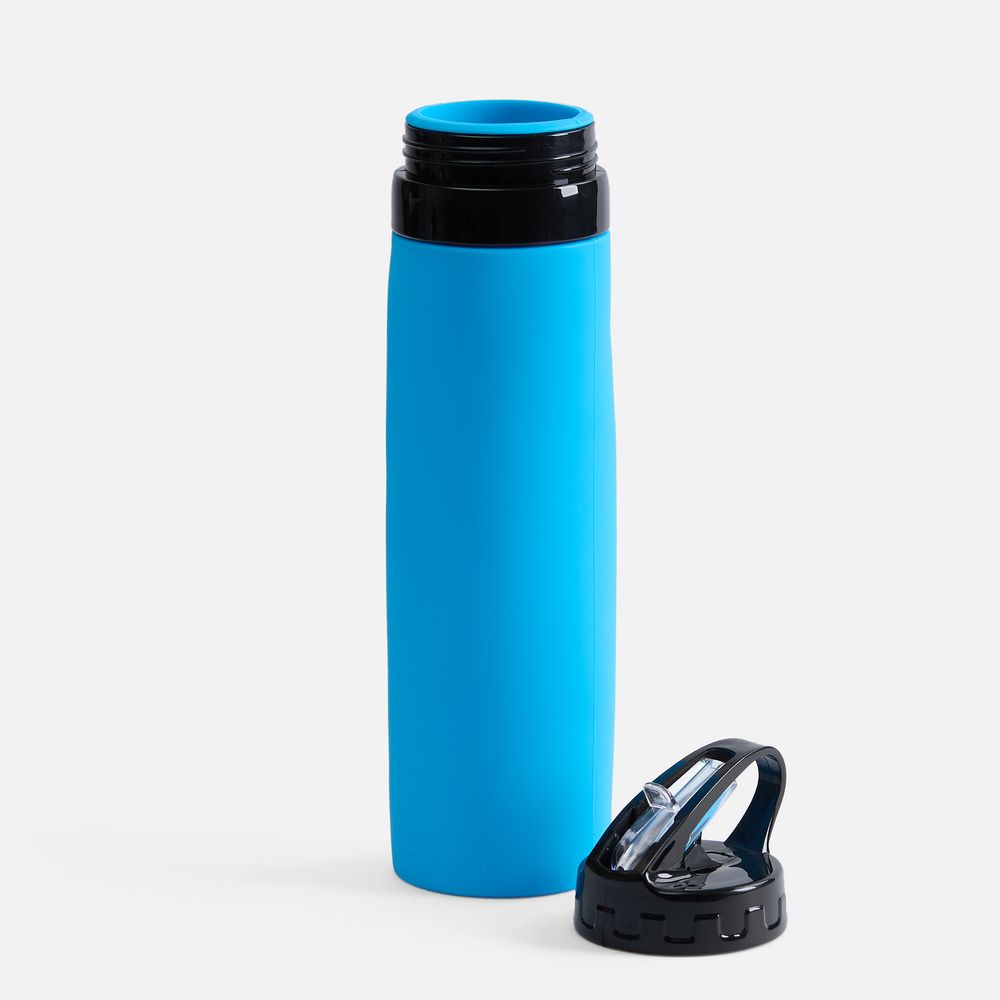 Складная бутылка для воды Langfossen, голубая-1