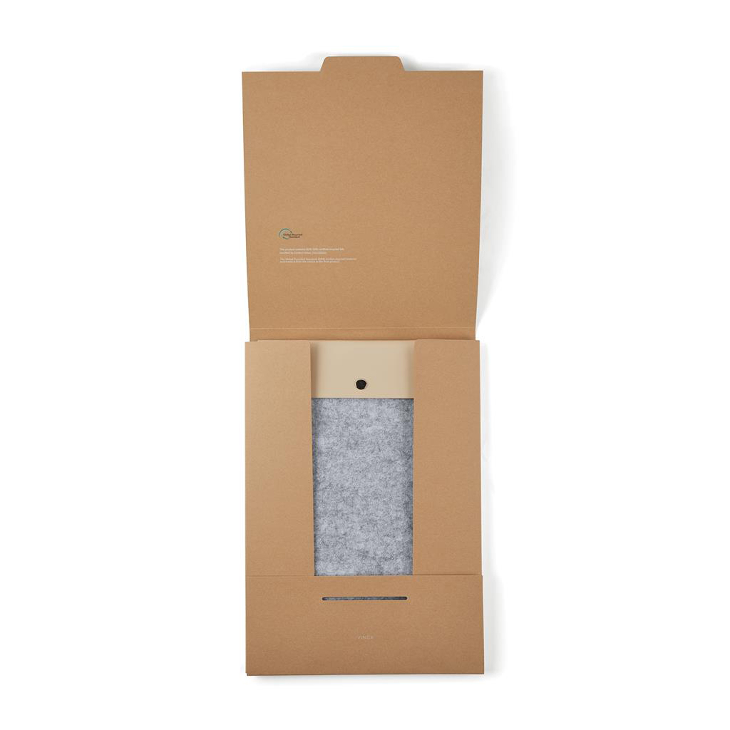 Чехол для ноутбука VINGA Albon из переработанного фетра GRS, 17’’-4