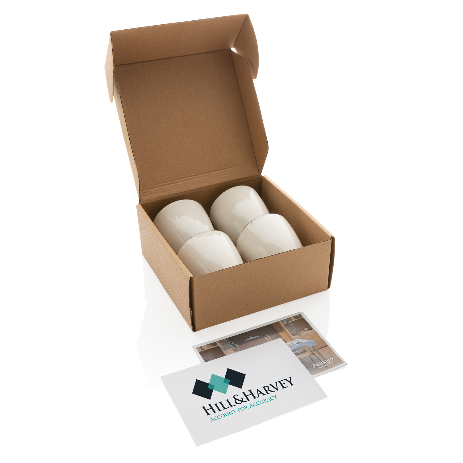 Набор керамических чашек Ukiyo, 4 предмета-3