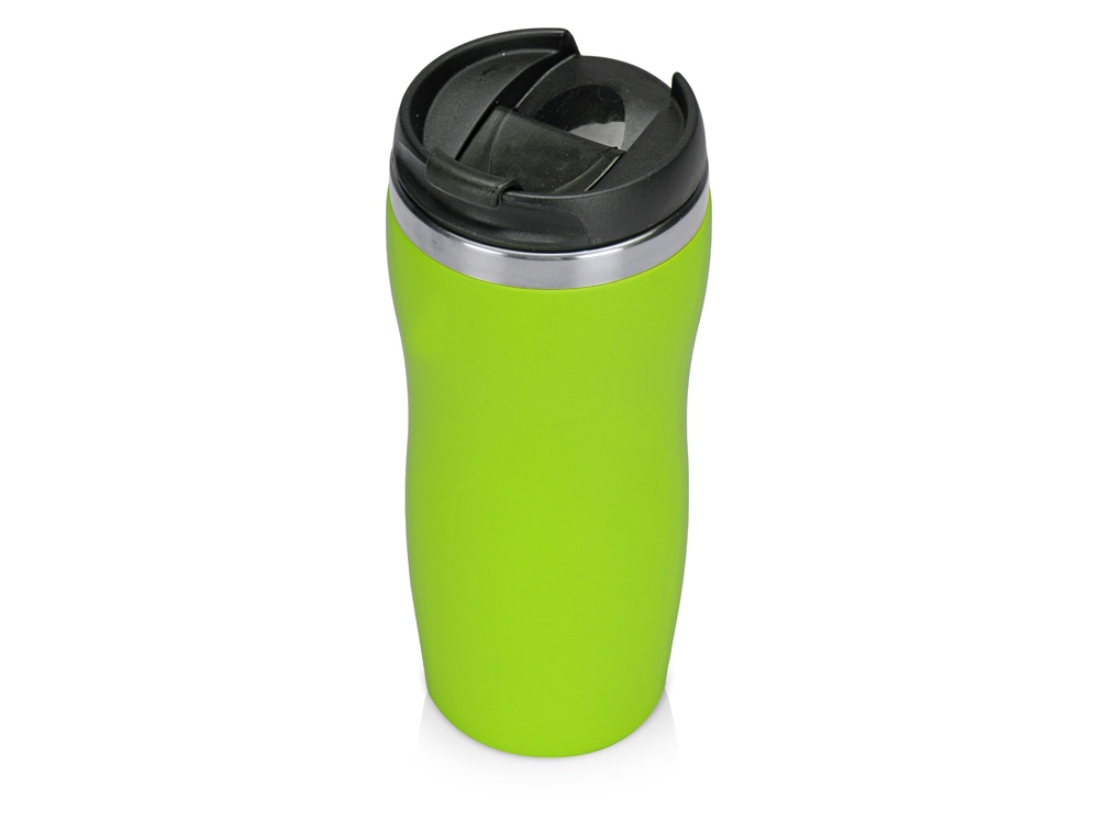 Термокружка Mony Steel 350 мл, soft touch, зеленое яблоко-0