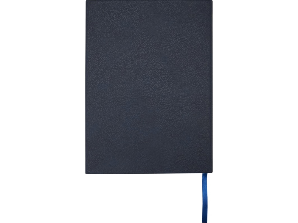 Блокнот Alejandra формата А5 с твердой обложкой из переработанной кожи - Синий-2