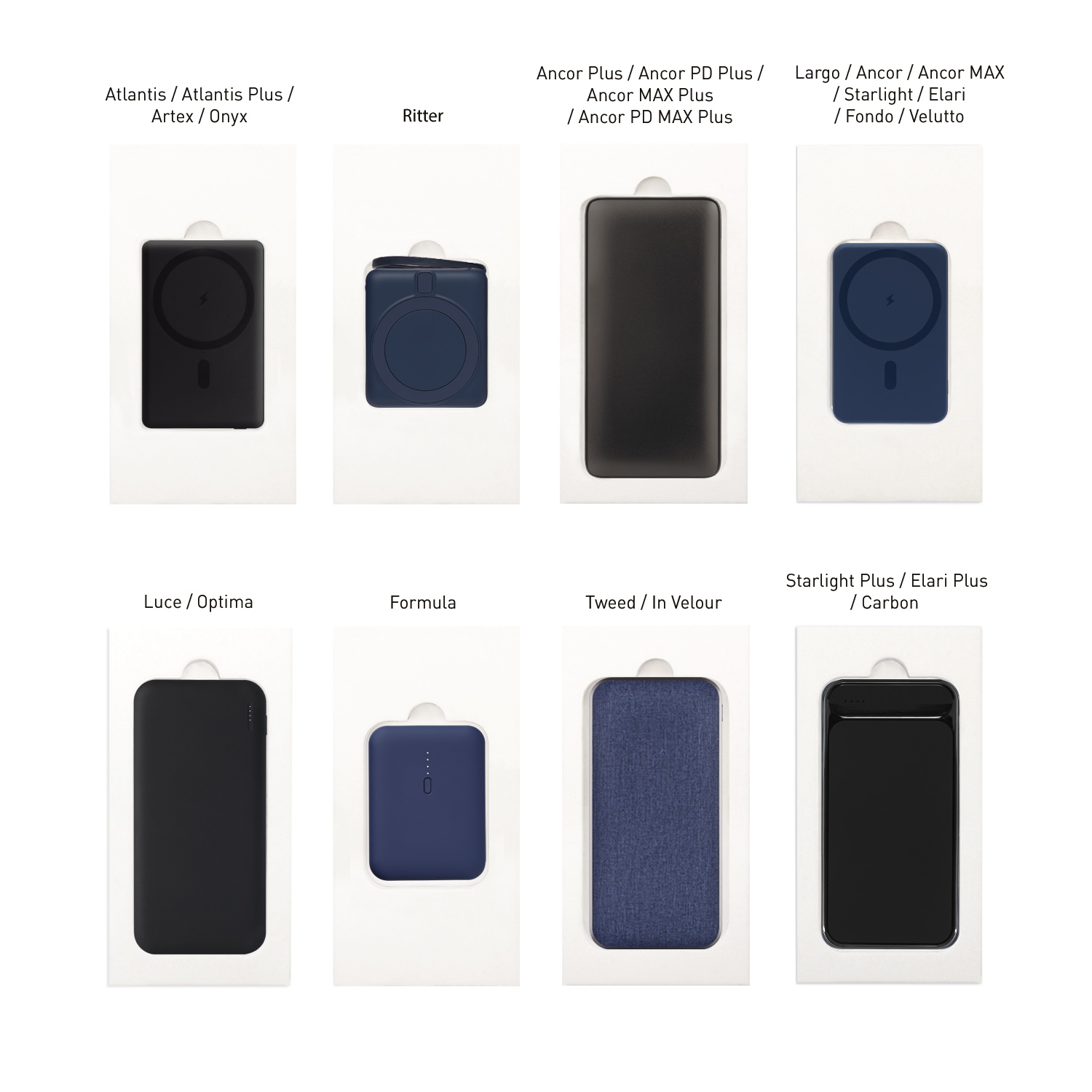 Подарочная коробка без ложемента для ежедневника, ручки и аккумулятора, серая (под съемные ложементы)-4