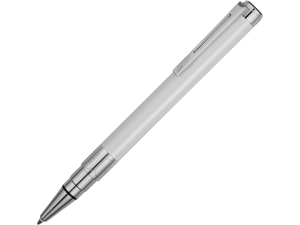 Ручка шариковая Waterman Perspective Pure White CT M, белый/серебристый-0