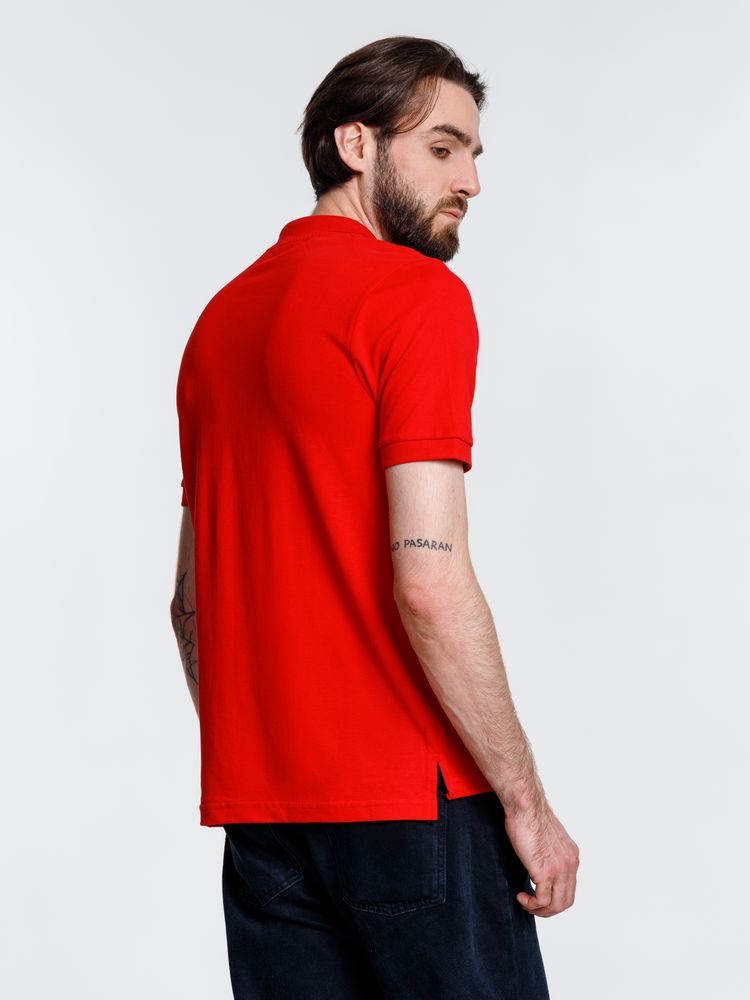 Рубашка поло мужская Adam, красная-3