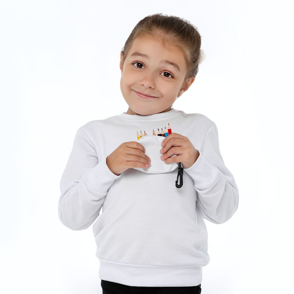 Набор Hobby с цветными карандашами, ластиком и точилкой, белый-3