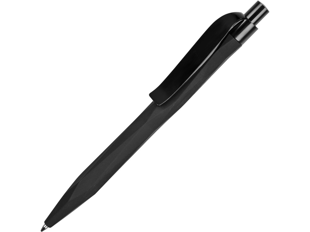 Ручка шариковая QS 20 PRP софт-тач, черный-0