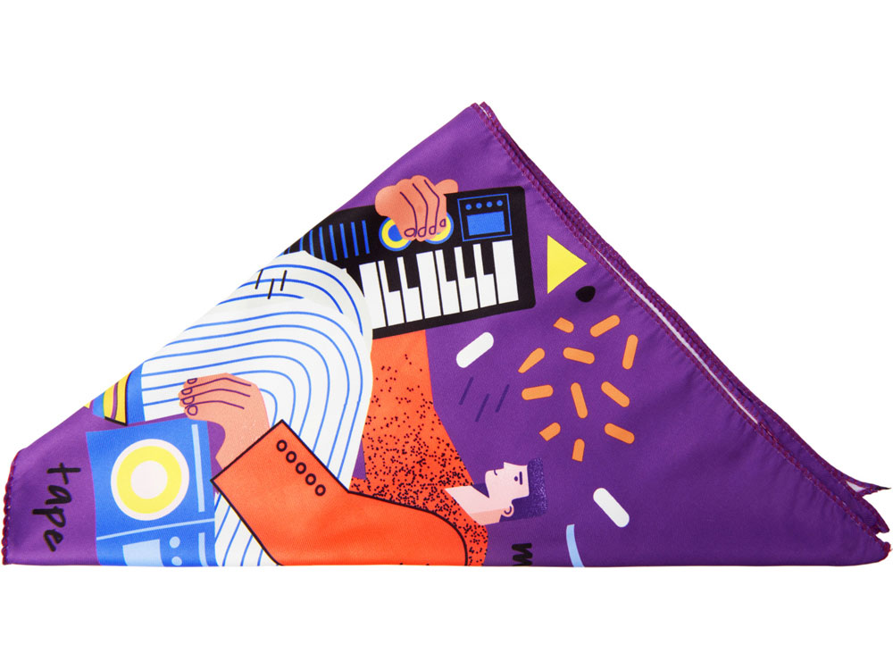 Треугольная бандана с возможностью полноцветной печати-2