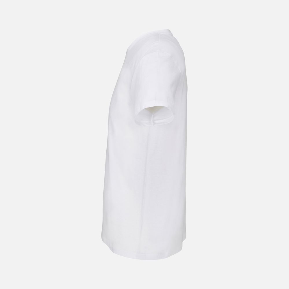 Футболка унисекс Regent с V-образным вырезом, белая-3