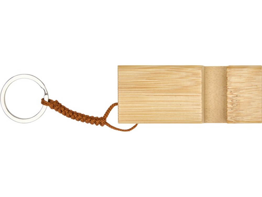 Bosona бамбуковый держатель для мобильного телефона с брелком, натуральный-1