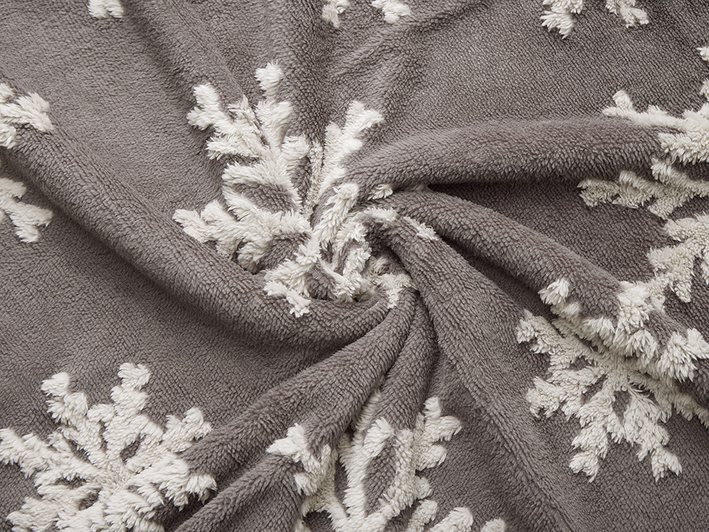 Плед Snowflake новогодний-7