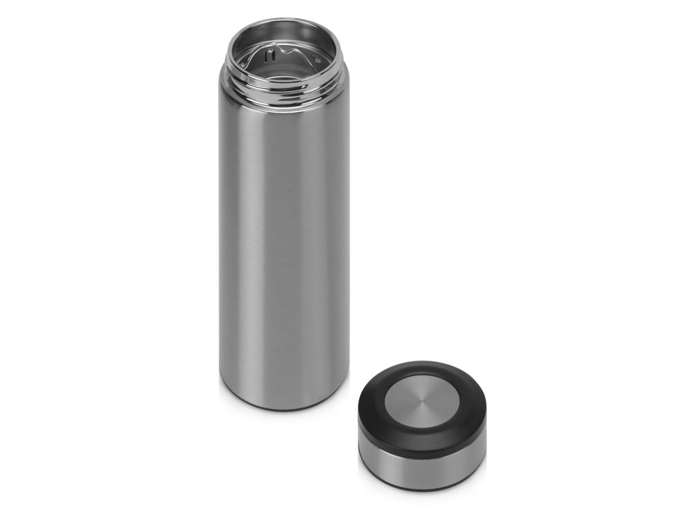 Термос Confident Metallic 420мл, серебристый-1