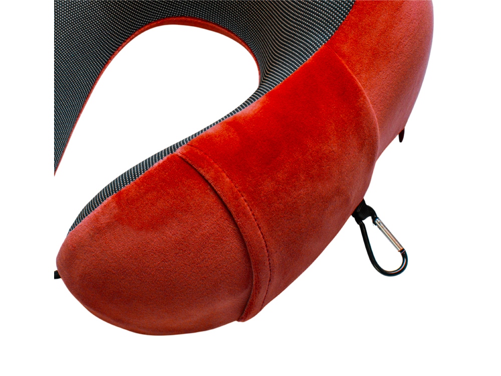 Подушка Dream с эффектом памяти, с кармашком, красный-1