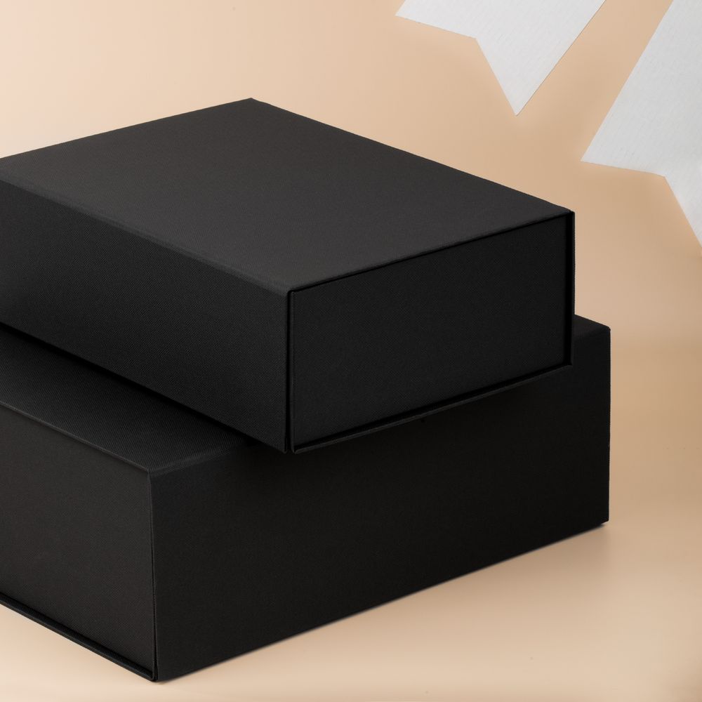 Коробка складная Portada, L, черная-3