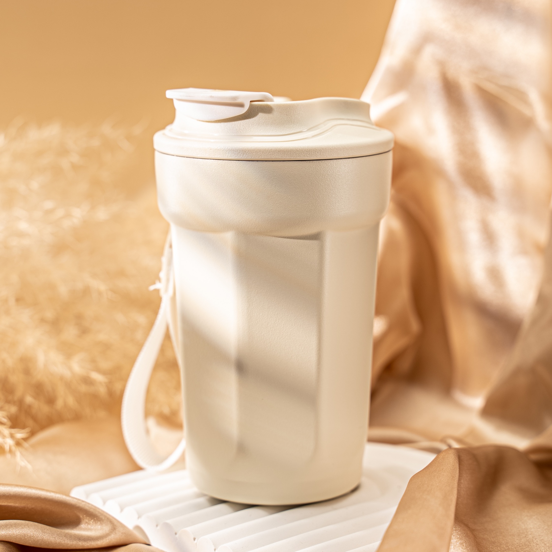 Термостакан TEDGE (слоновая кость)-9