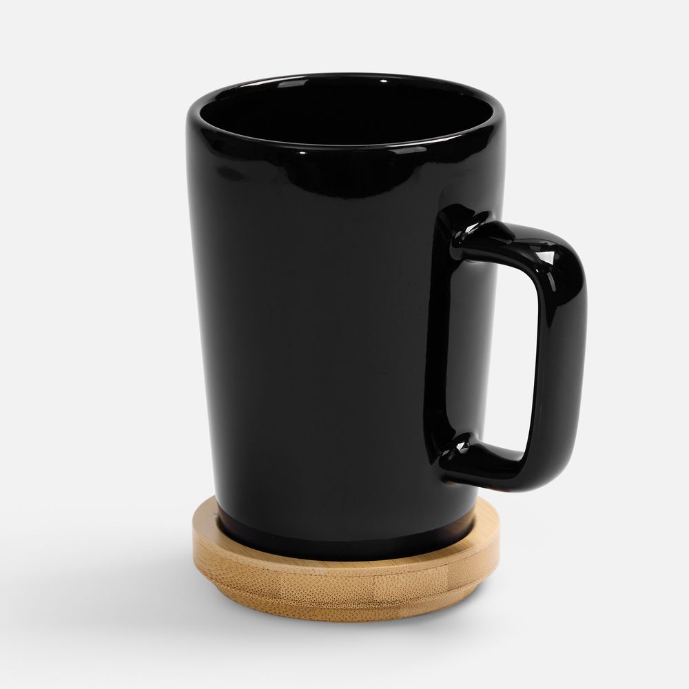 Кружка Vierra с крышкой-костером, черная-2