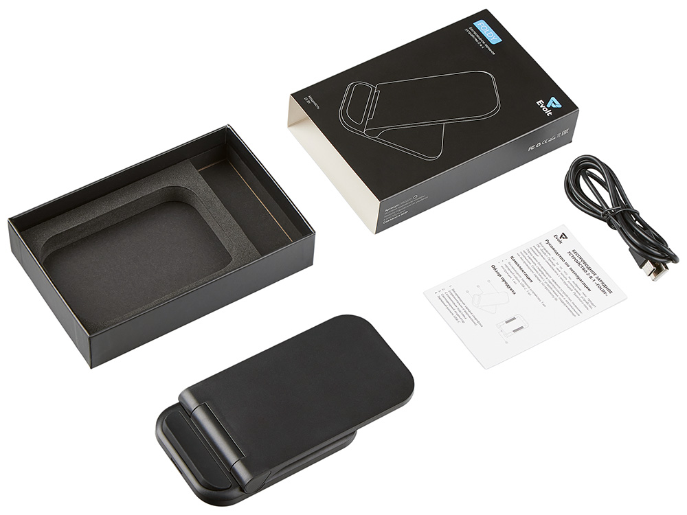 Беспроводное зарядное устройство Foldy, 15 Вт, черный-10