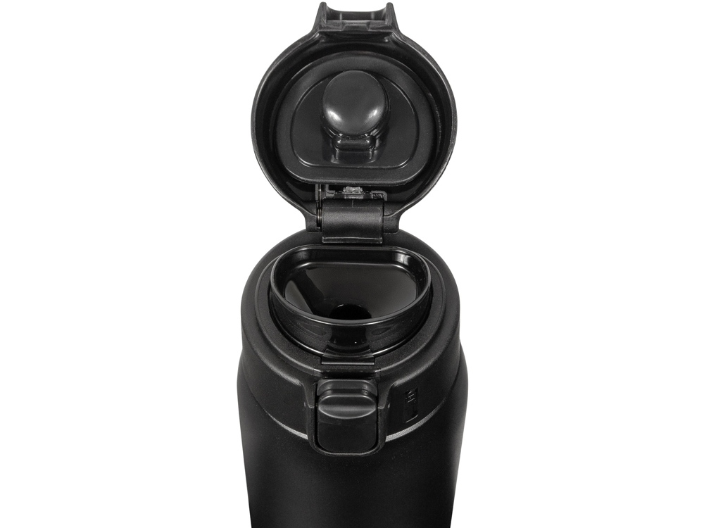 Термокружка Relaxika 701 (0,48 литра), черная (без лого)-6