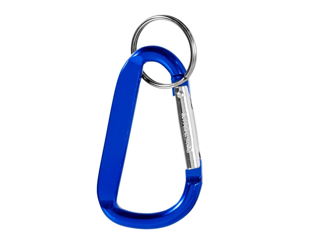 Карабин с брелоком, синий-1