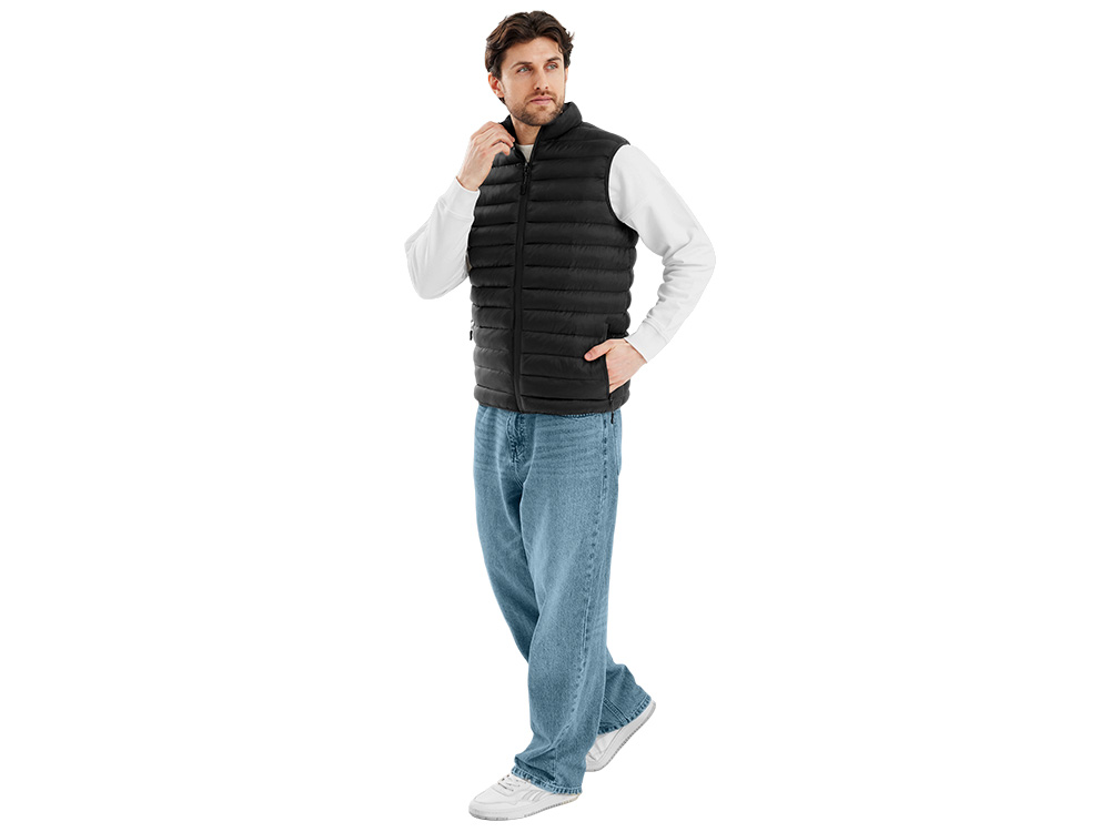 Стеганый жилет Uniqloud, черный-2