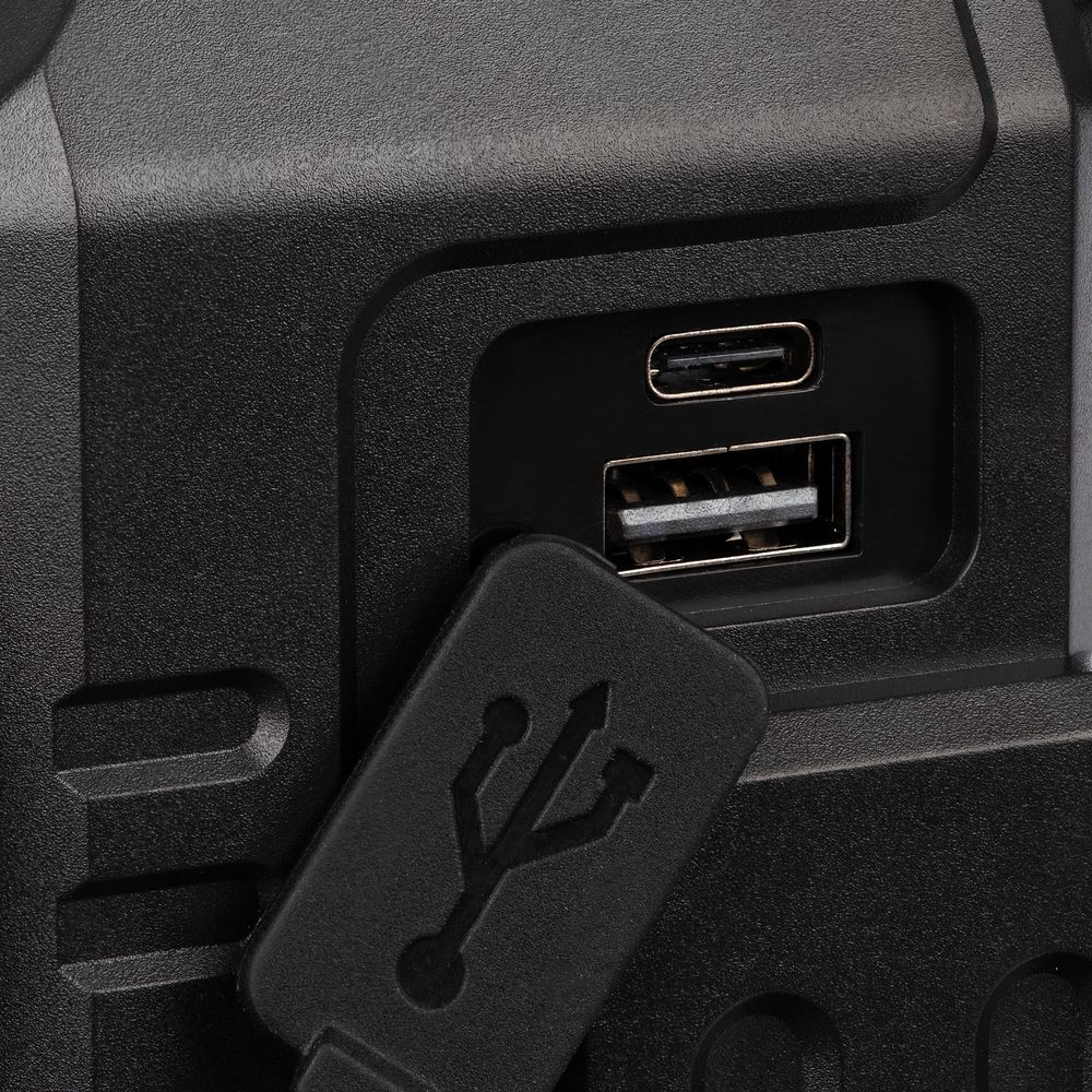 Кемпинговый фонарь-лампа аккумуляторный Yol, черный-3