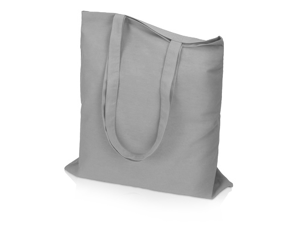 Сумка для шопинга Carryme 140 хлопковая, 140 г/м2, серый-0