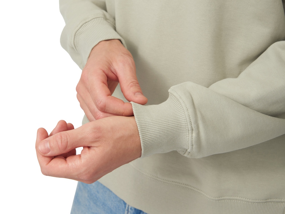 Свитшот оверсайз с рукавом реглан Belgrade, унисекс, оливковый-7