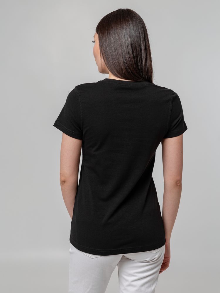 Футболка женская T-bolka Stretch Lady, черная-3