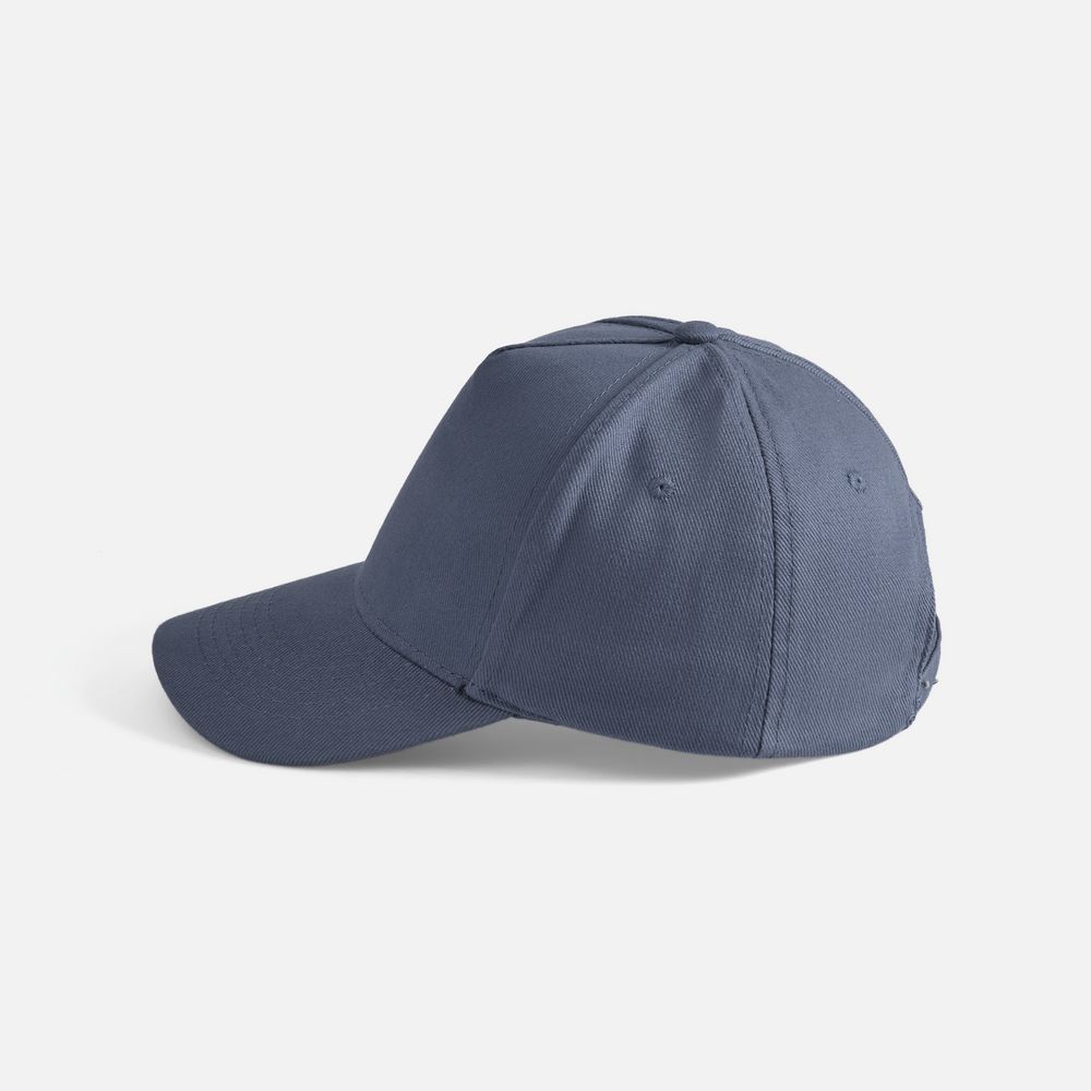 Бейсболка Long Beach, синяя (джинс)-3