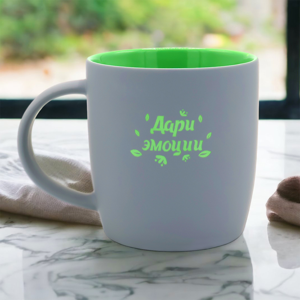 Кружка Spring, Зелёный-4