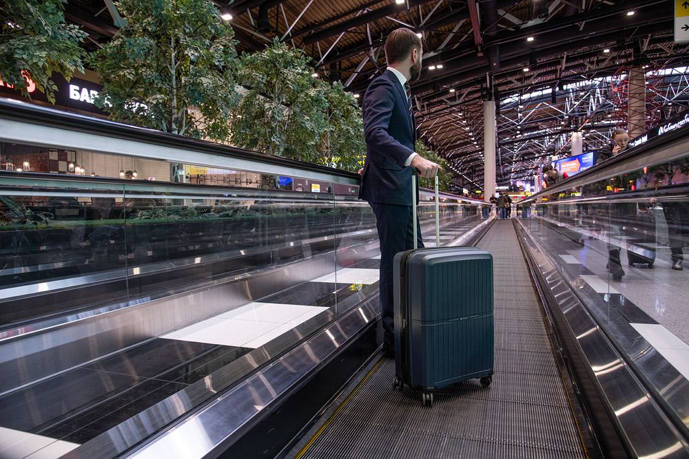 Чемодан Santiago M, темно-синий-4