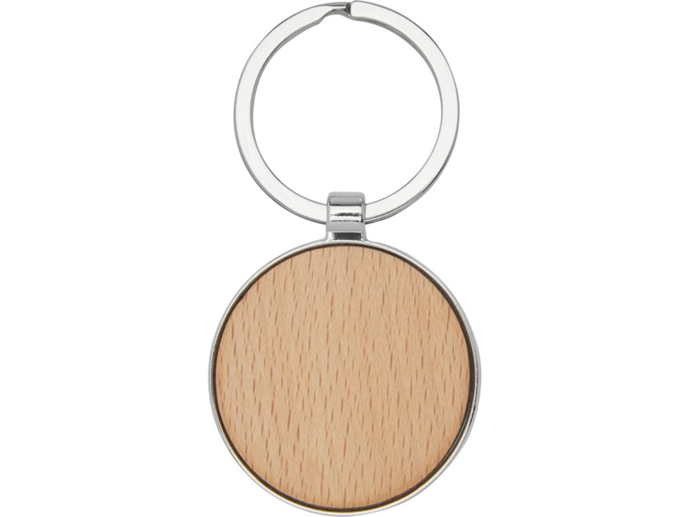 Круглый брелок Moreno из бука, дерево-1