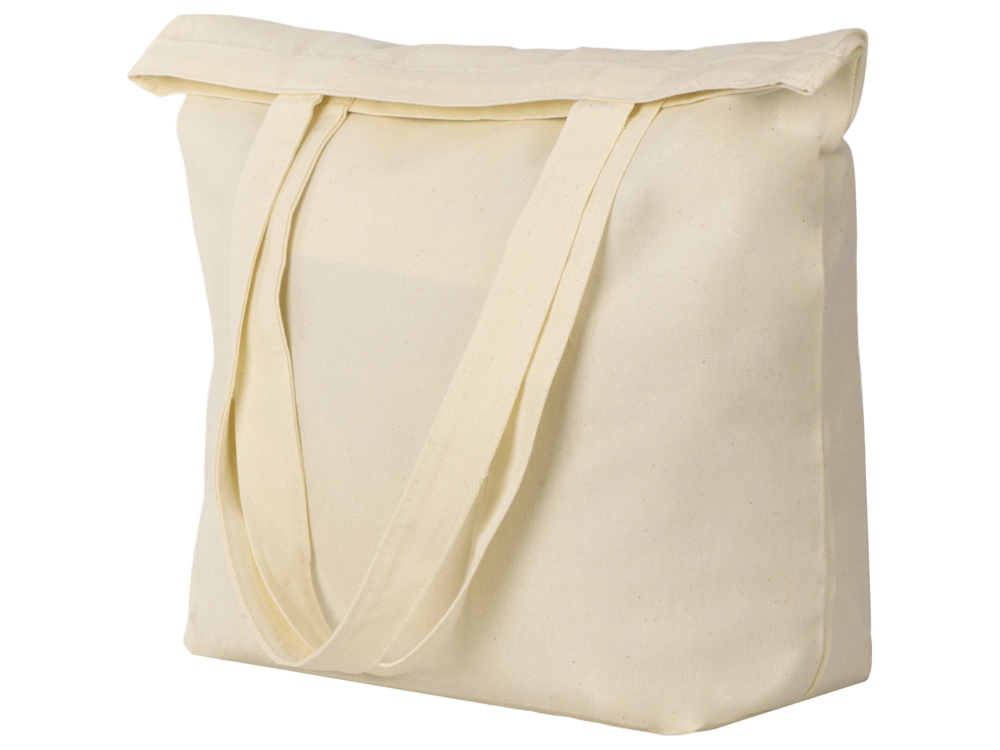 Сумка с широким дном и боками, натуральный-2