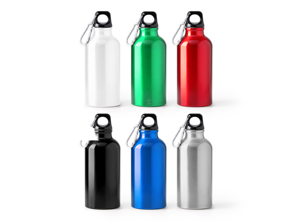 Бутылка RENKO из переработанного алюминия, папоротниковый-3