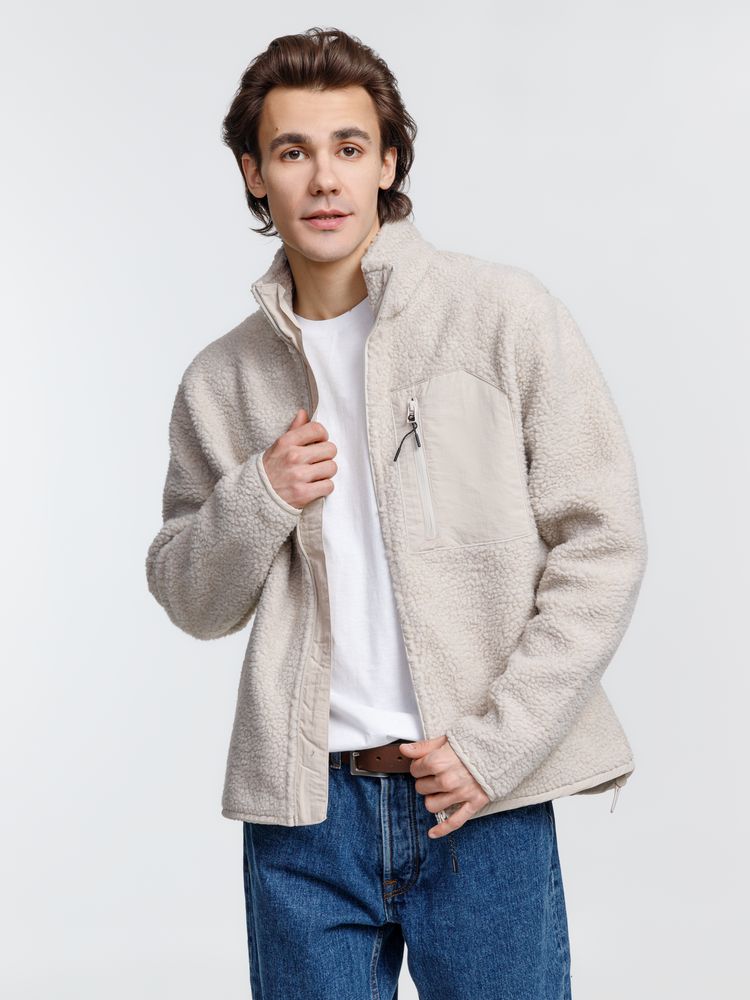 Куртка унисекс Fury, бежевая-6