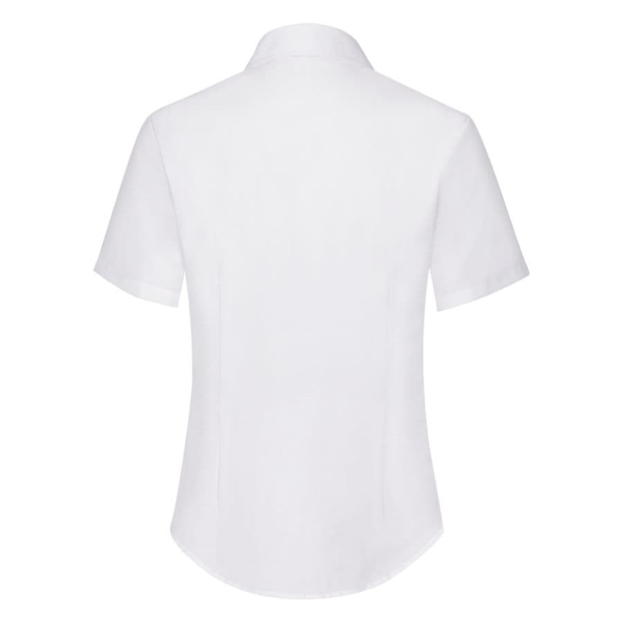 Рубашка женская SHORT SLEEVE OXFORD SHIRT LADY-FIT 130, белый-1