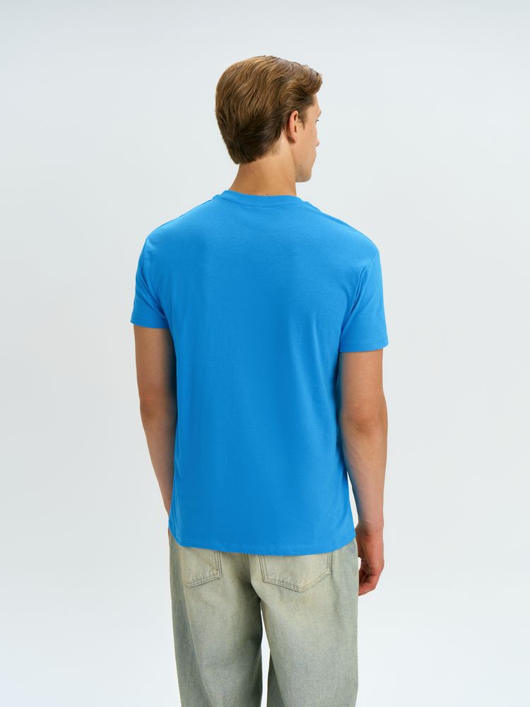 Футболка унисекс Regent 150, ярко-бирюзовая-4