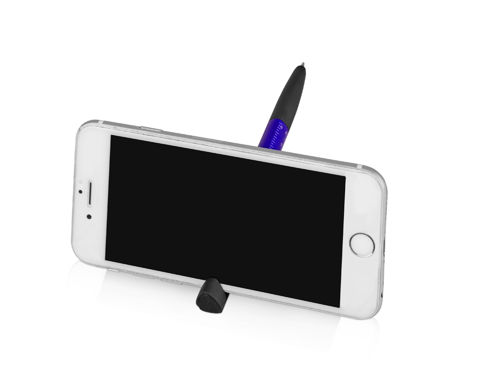 Ручка-стилус металлическая шариковая многофункциональная (6 функций) Multy, темно-синий-3